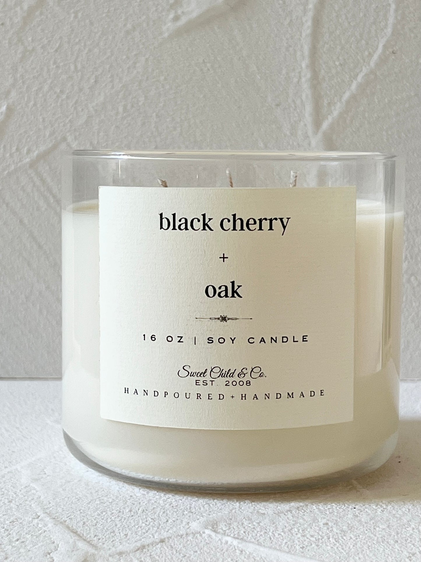 16 oz Large Candle in Clear Tumbler Jar