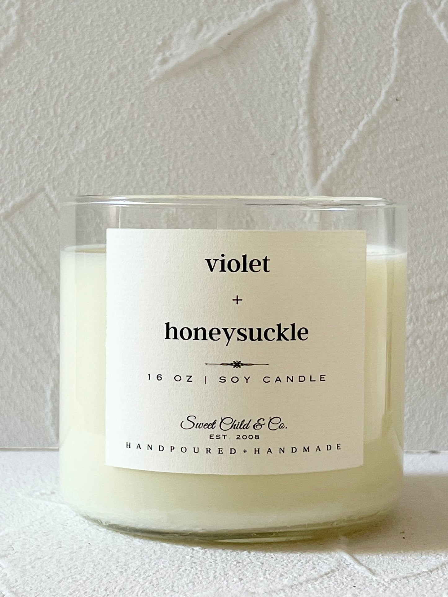 16 oz Large Candle in Clear Tumbler Jar