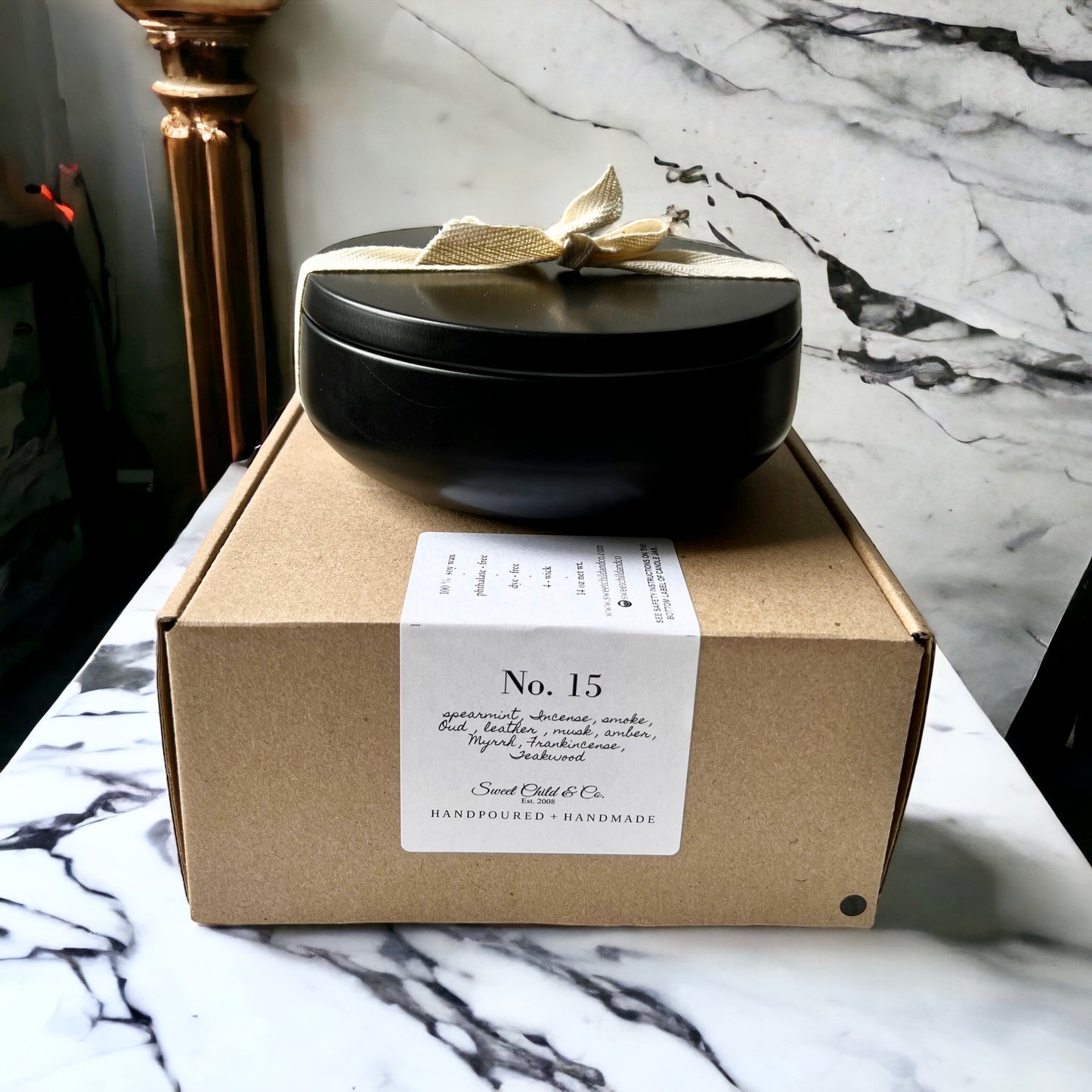 No. 15 ~ Large Tin Soy Candle