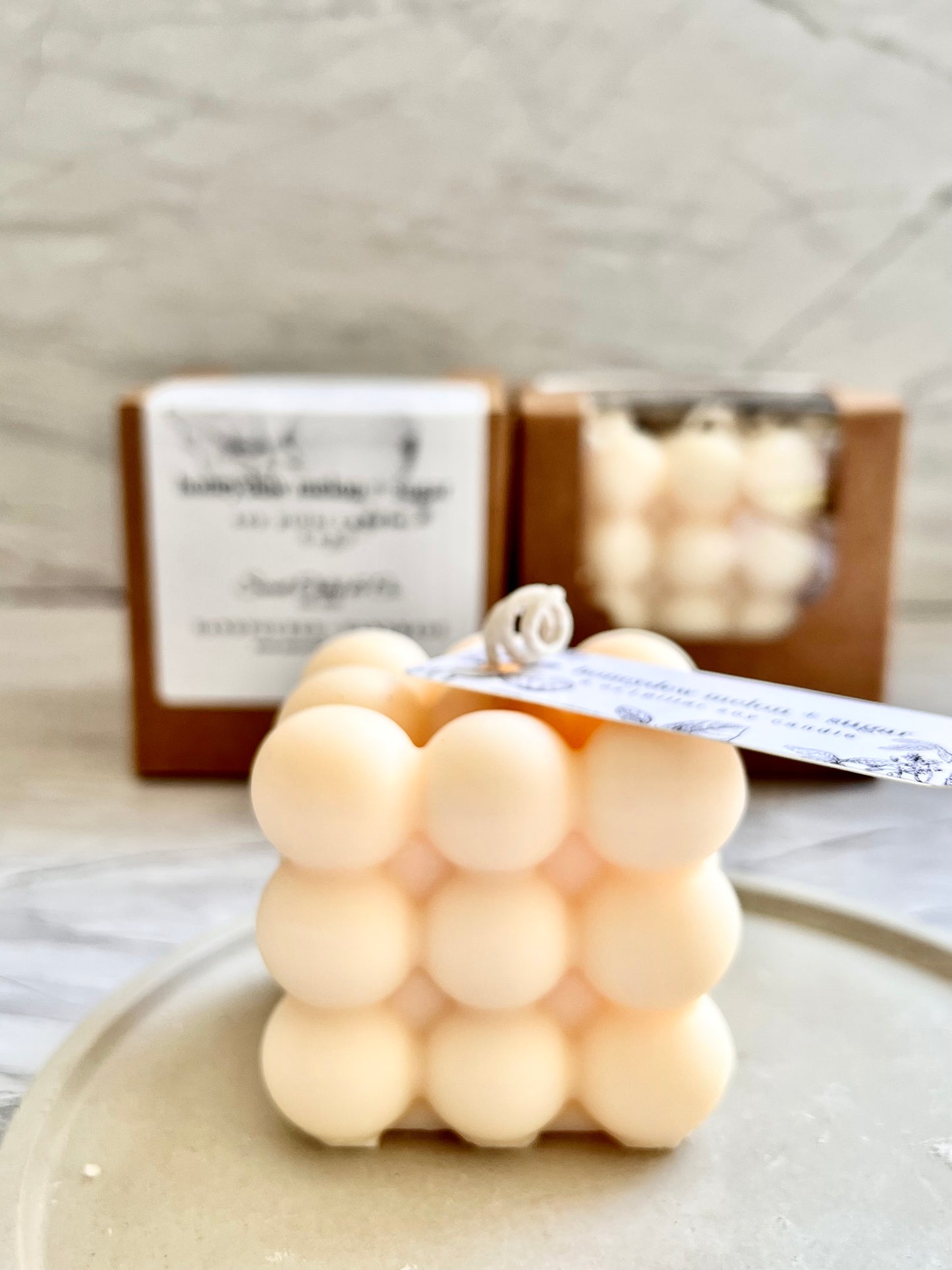 Bubble Pillar Soy Candle - 5 oz
