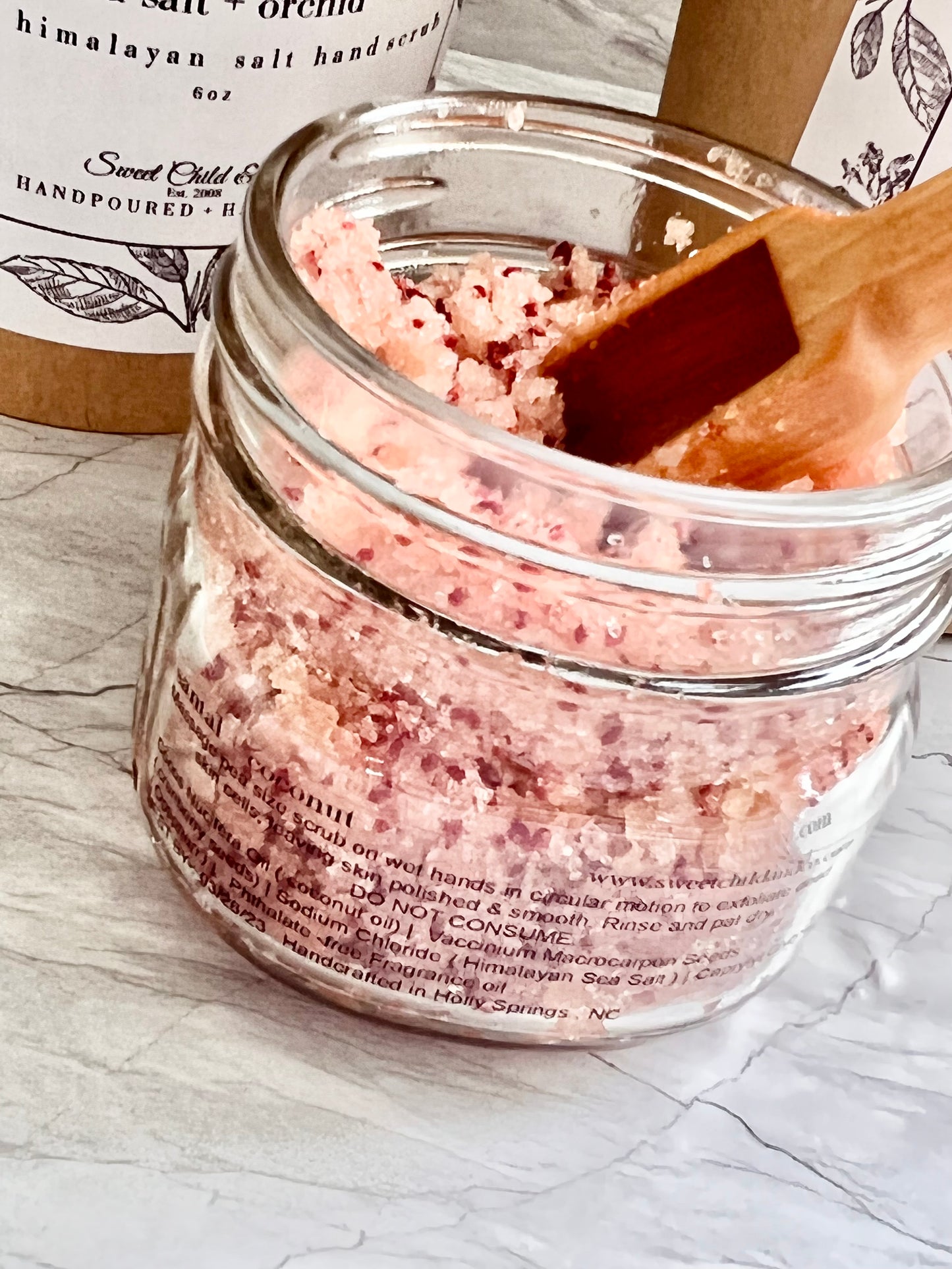 Pink Himalayan Salt Hand Scrub- 6 oz