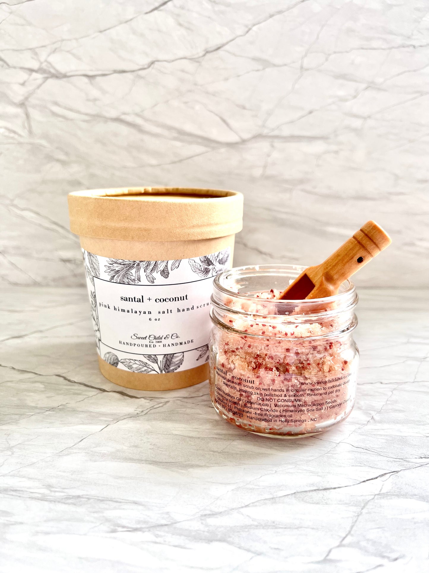 Pink Himalayan Salt Hand Scrub- 6 oz