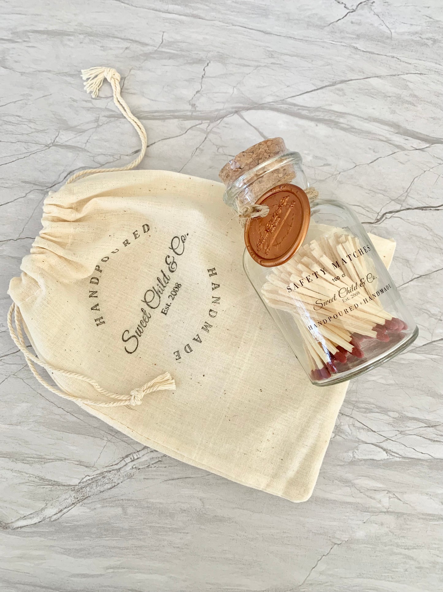 Safety Matches in Apothecary Jar