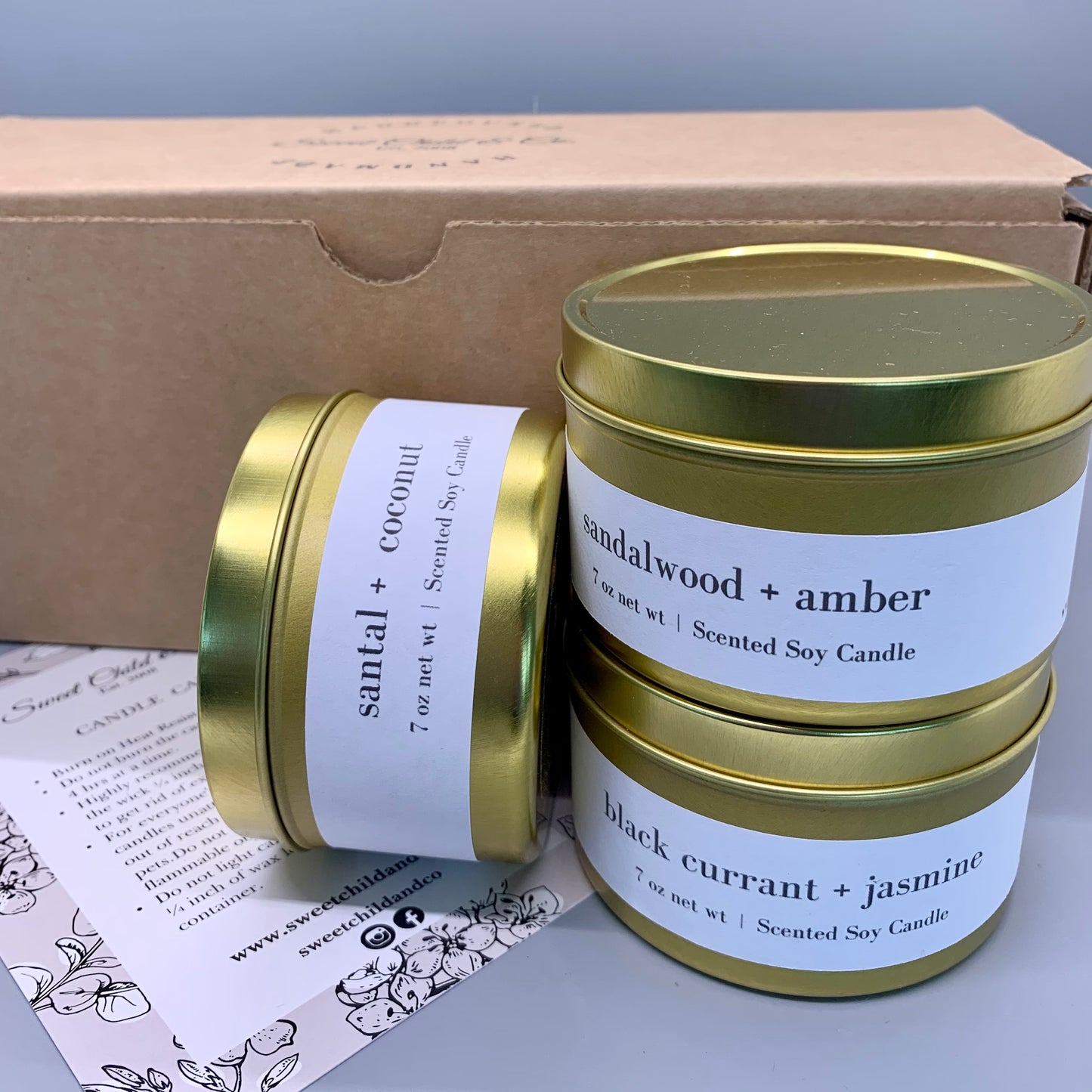 Travel Tin Trios