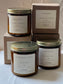 12 oz  Soy Candle in Amber Classic Jar FALL FAVORITES