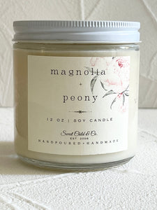 12 oz Soy Candle in Clear Classic Jar