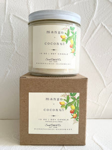 12 oz Soy Candle in Clear Classic Jar