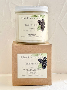 12 oz Soy Candle in Clear Classic Jar