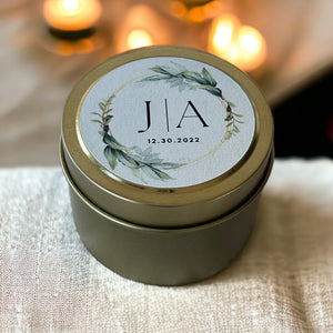 Mini Candle Wedding Favors