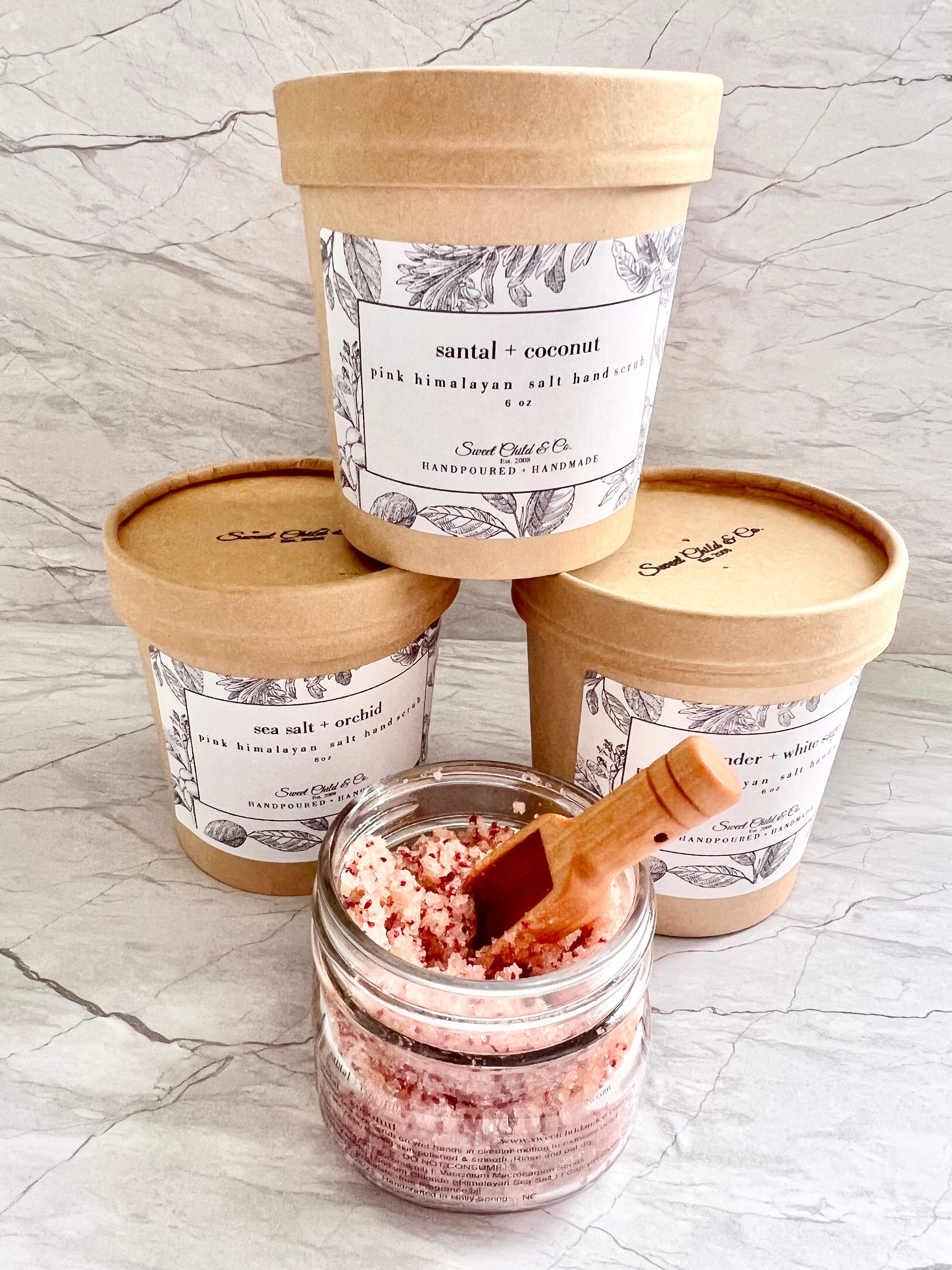 Pink Himalayan Salt Hand Scrub- 6 oz