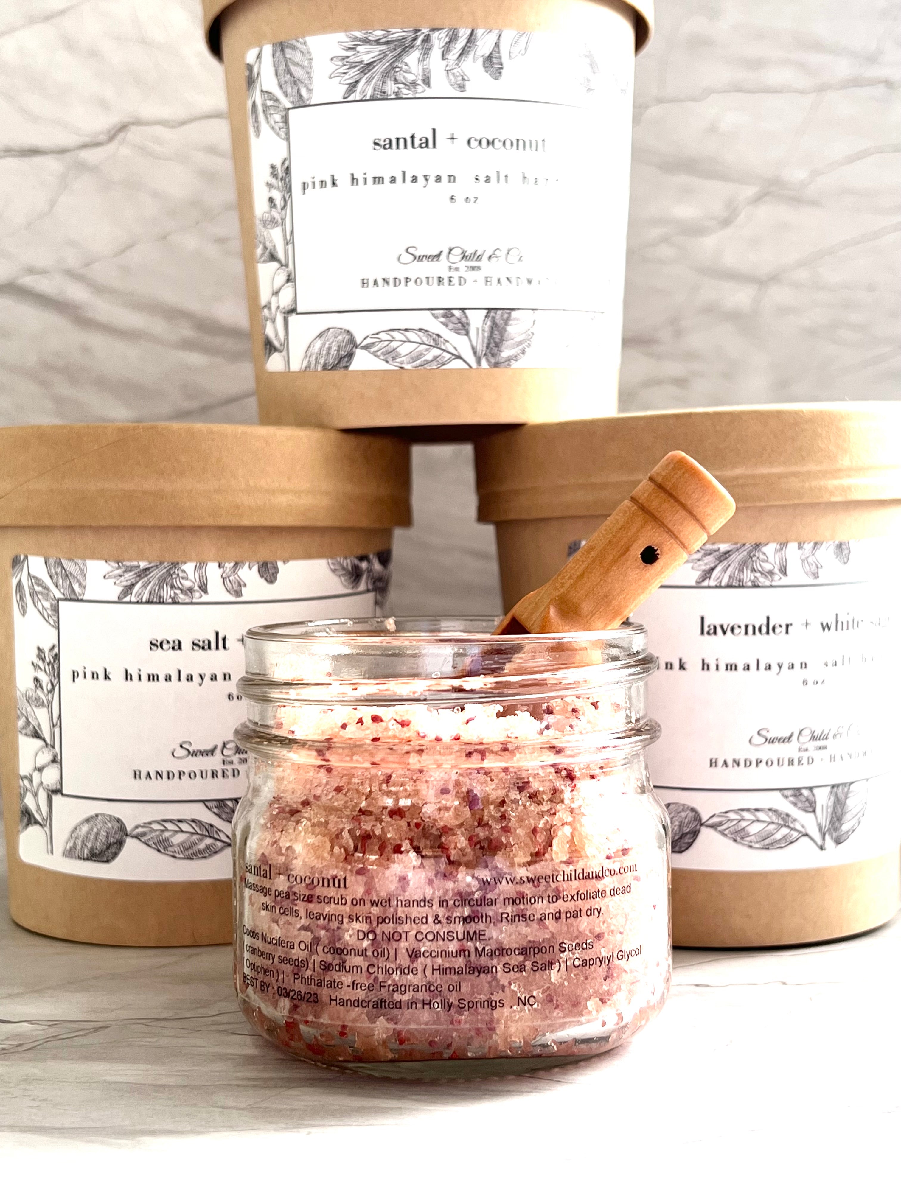 Pink Himalayan Salt Hand Scrub- 6 oz