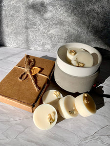 Wax Melt Warmer + Soy Wax Melt Pods Combo