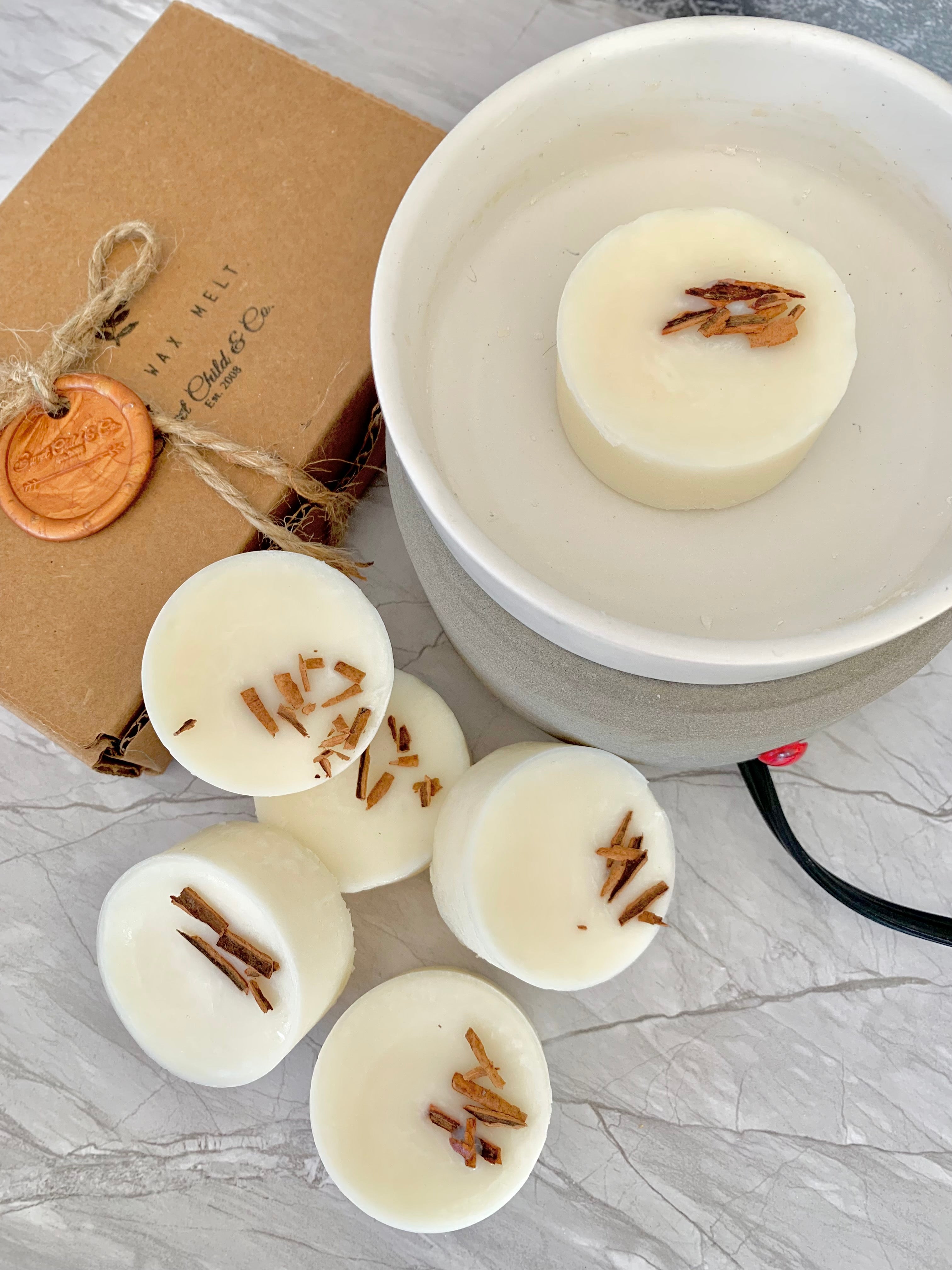 Wax Melt Warmer + Soy Wax Melt Pods Combo